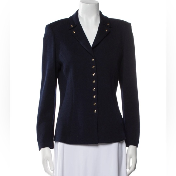 St. John Jackets & Blazers - St. John Navy Jacket, Top, and Skirt - Full Suit